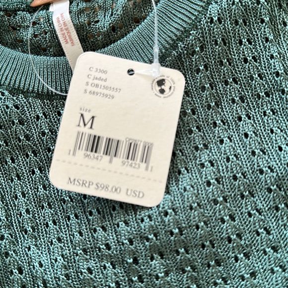 Free People Crewneck Sweater Jaded Size M - Picture 7 of 10